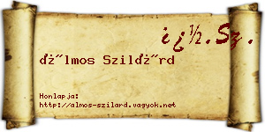 Álmos Szilárd névjegykártya